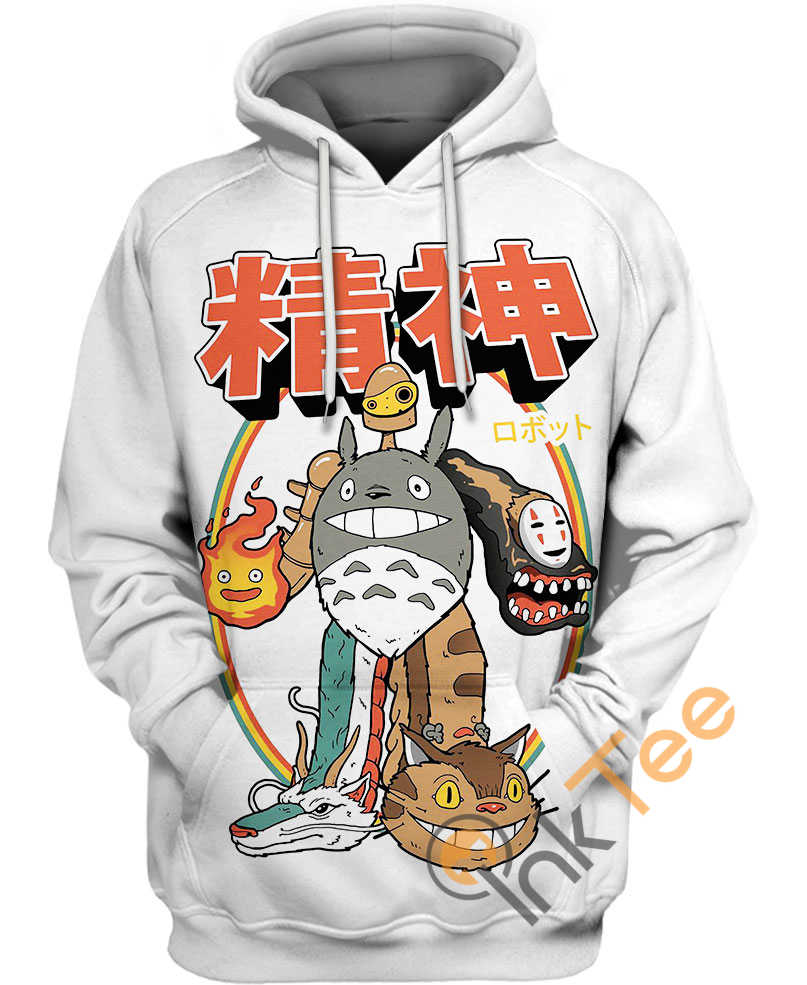 Studio Ghibli Spirits Combiner Hoodie 3D