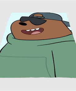 Style We Bare Bears Sherpa Fleece Blanket Gifts for Family, for Couple