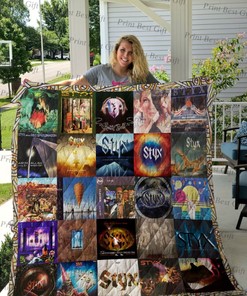 Styx Albums Cover Poster Quilt Blanket Bedding Set