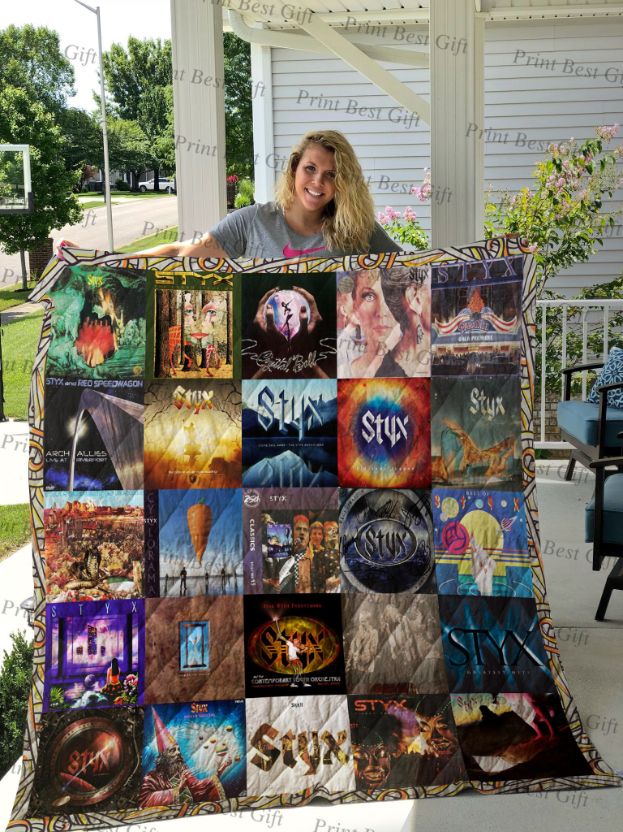 Styx Albums Cover Poster Quilt Blanket Bedding Set