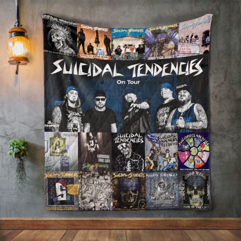 Suicidal Tendencies Album Covers Quilt Blanket Bedding Set