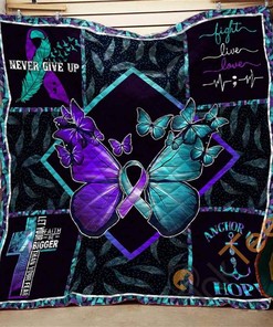 Suicide Prevention Awareness Quilt Blanket Bedding Set