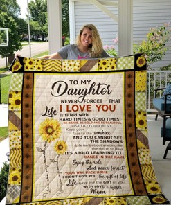 Sunflower Daughter Quilt Blanket Bedding Set for Home Décor