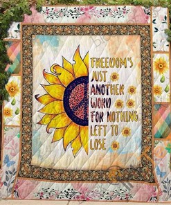 Sunflower Hippie Quilt Blanket Bedding Set