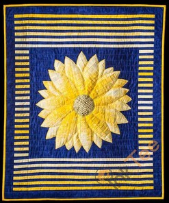 Sunflower Quilt Blanket Bedding Set With Pillowcase Option