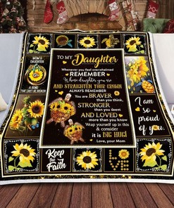 Sunflower Turtle To My Daughter Whenever You Feel Overwhelmed Remember Quilt Blanket Bedding Set