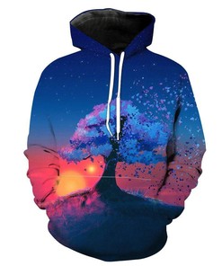 Sunset Tree Hoodie 3D