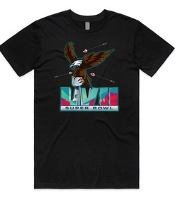 Super Bowl 57 LVII T-Shirt Philadelphia Eagles Vs. Kansas City Chiefs 2023 Shirt
