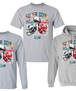 Super Bowl  LVII T-Shirt Philadelphia Eagles Vs Kansas City Chiefs T-shirt #4