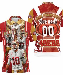 Super Bowl San Francisco 49ers Nfc Champions Personalized 3D All Over Print Polo Shirt