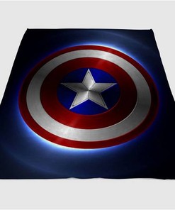 Super Heroes Wallpapers Sherpa Fleece Blanket Gifts for Family, for Couple