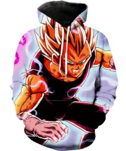 Super Saiyan Blue Kaioken Vegeta Dragon Ball Super Hoodie 3D