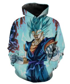 Super Saiyan Blue Vegito Dragon Ball Super Hoodie 3D