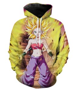Super Saiyan Caulifla Dragon Ball Super Hoodie 3D
