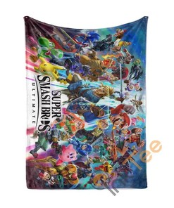 Super Smash Bros. Ultimate Sherpa Fleece Blanket Gifts for Family