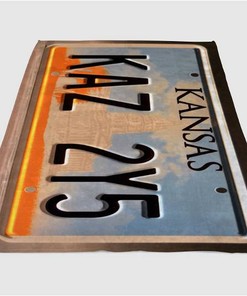 Supernatural License Plate Sherpa Fleece Blanket Gifts for Family, for Couple