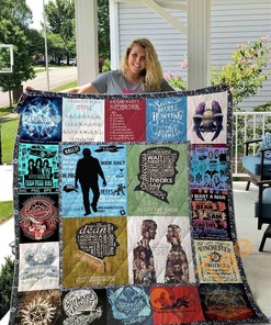 Supernatural TV Series Inspired Quilt Blanket Bedding Set