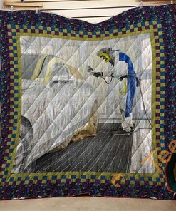 Supper Painter Quilt Blanket Bedding Set