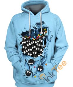 Susuwatari Ghibli Hoodie 3D