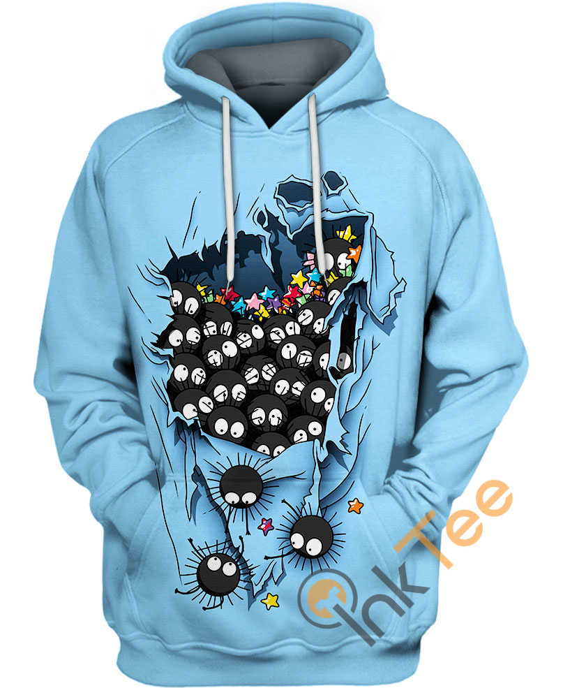 Susuwatari Ghibli Hoodie 3D