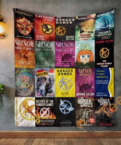 Suzanne Collins Books Quilt Blanket Bedding Set