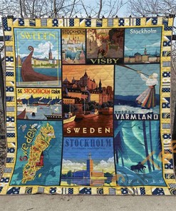 Sweden 1 Quilt Blanket Bedding Set