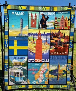 Sweden 4 Quilt Blanket Bedding Set