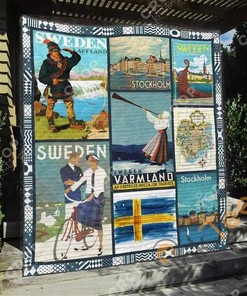 Sweden Quilt Blanket Bedding Set