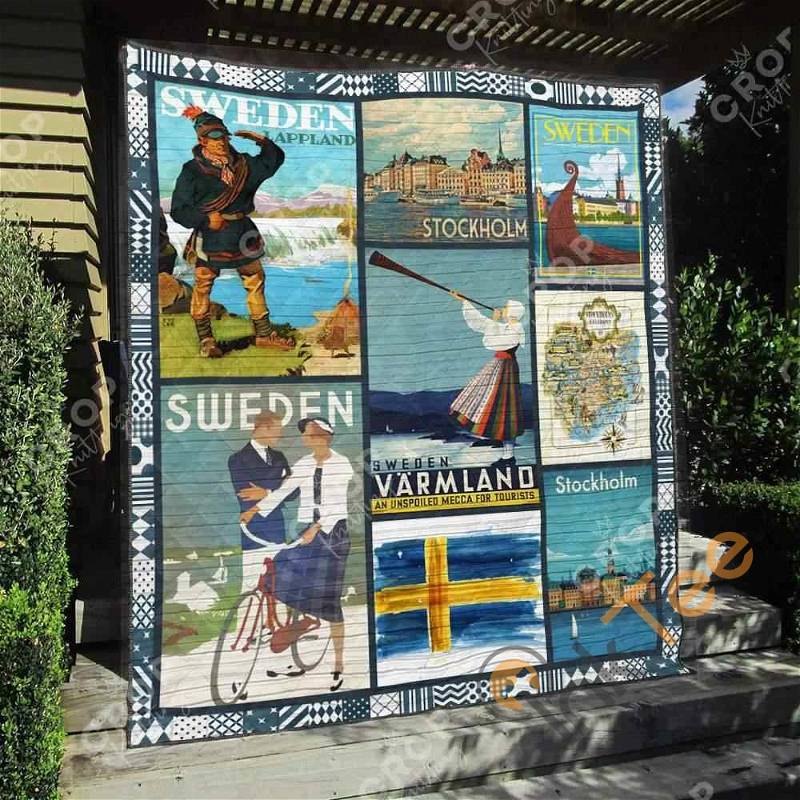 Sweden Quilt Blanket Bedding Set