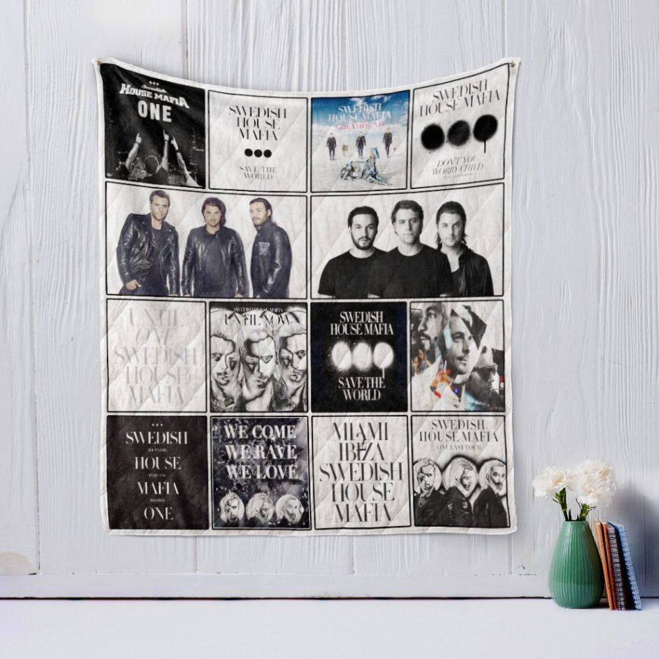 Swedish House Mafia Quilt Blanket Bedding Set for Home Décor