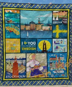 Swedish Quilt Blanket Bedding Set