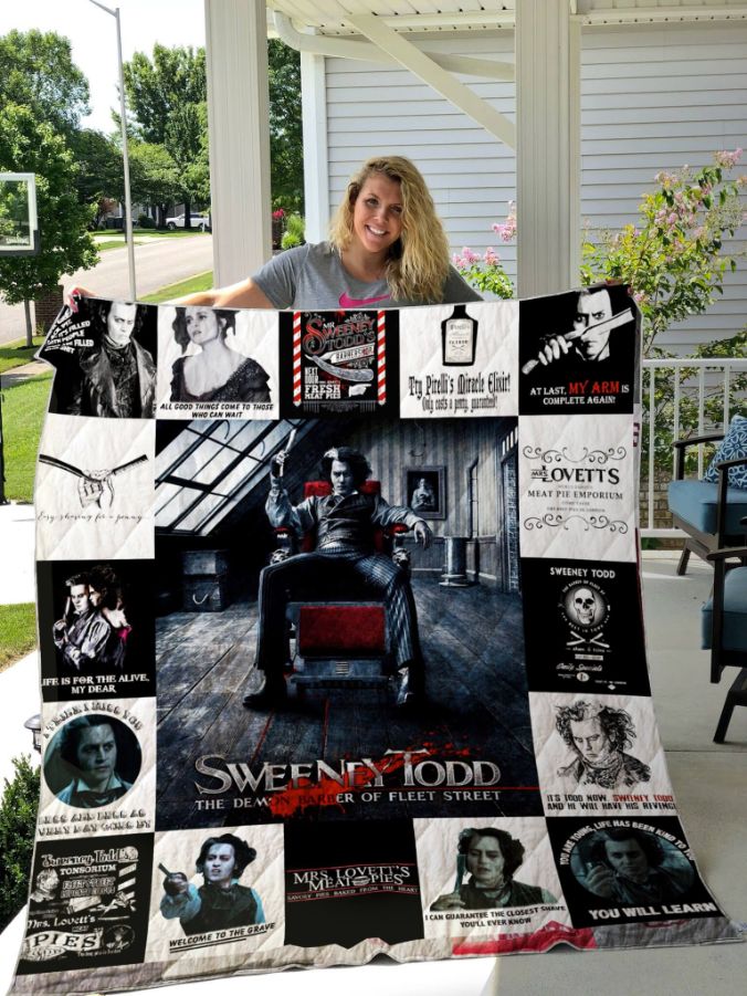 Sweeney Todd The Demon Barber Of Fleet Street Quilt Blanket Bedding Set