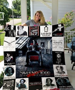 Sweeney Todd The Demon Barber Of Fleet Street Quilt Blanket Ver 17