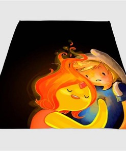 Sweet Adventure Time Sherpa Fleece Blanket Gifts for Family, for Couple