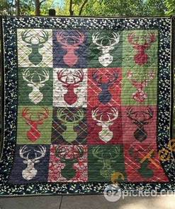 Sweet Deer Quilt Blanket Bedding Set