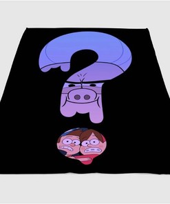 Symbol Gravity Falls Sherpa Fleece Blanket Gifts for Family, for Couple