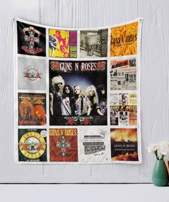Sympathy For The Devil Guns N' Roses Quilt Blanket Bedding Set