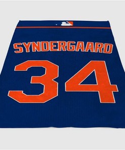 Syndergaard Jersy Sherpa Fleece Blanket Gifts for Family, for Couple