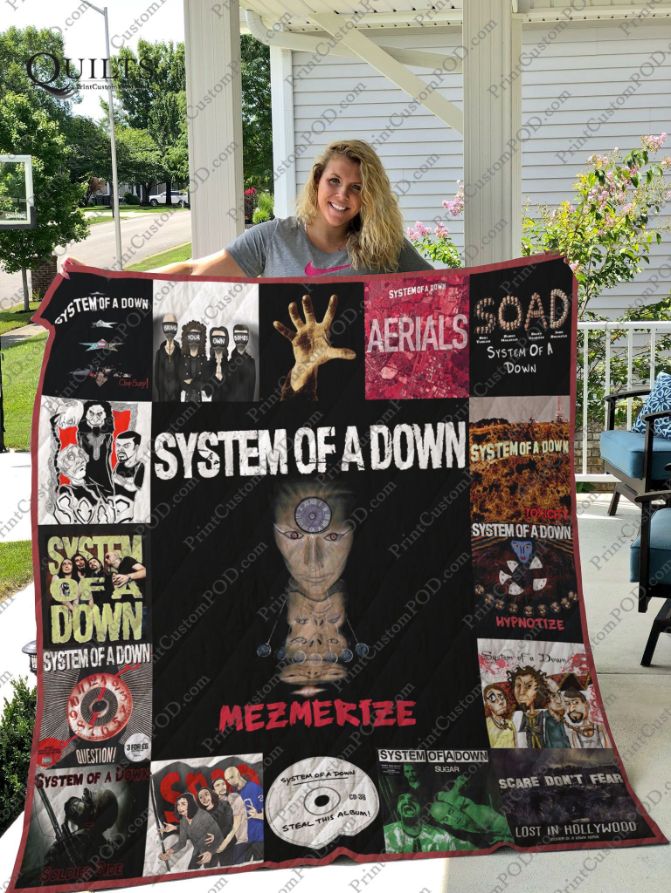 System Of A Down Quilt Blanket Bedding Set For Fans