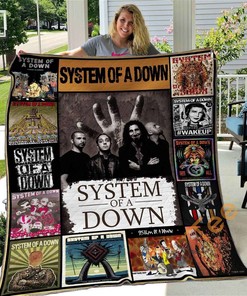 System Of A Down Quilt Blanket Bedding Set With Pilliwcase Option