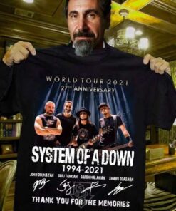 System Of A Down Signature Fan T-Shirt