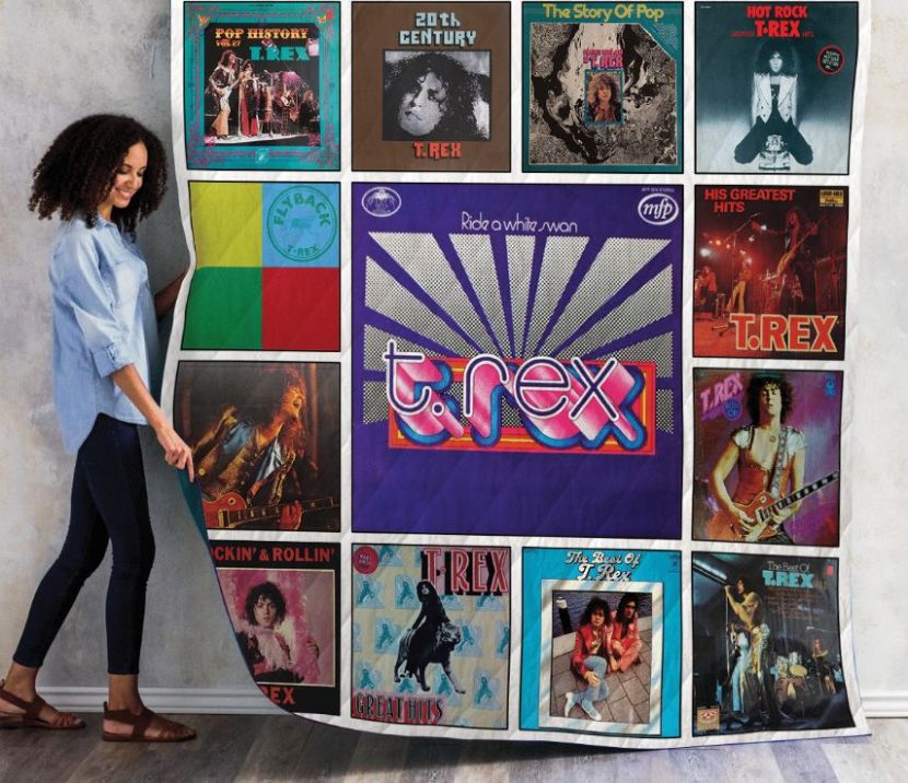 T. Rex Complication Albums Quilt Blanket Bedding Set