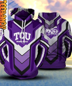 TCU Horned Frogs Premium 3D Hoodie