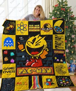 Ta - Pacman Quilt Blanket Bedding Set for Home Décor