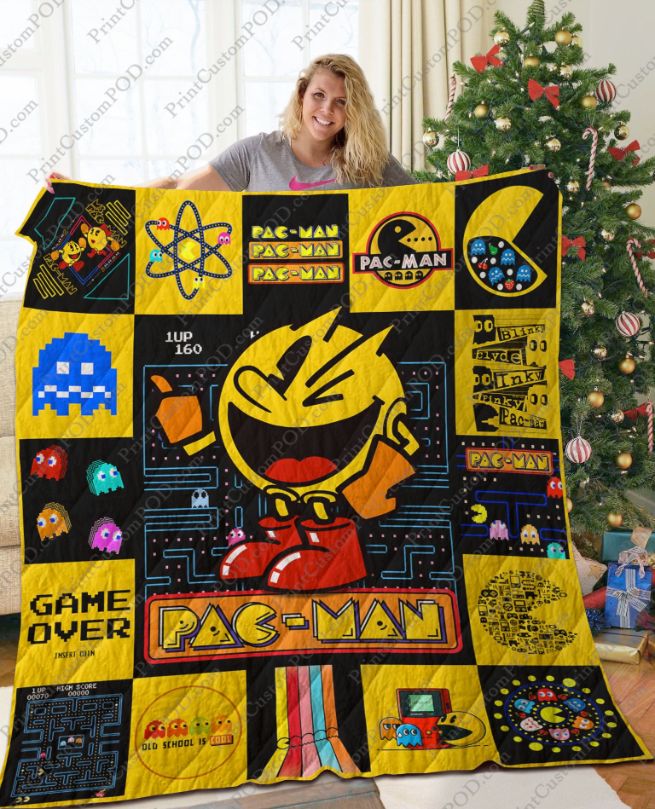 Ta - Pacman Quilt Blanket Bedding Set for Home Décor