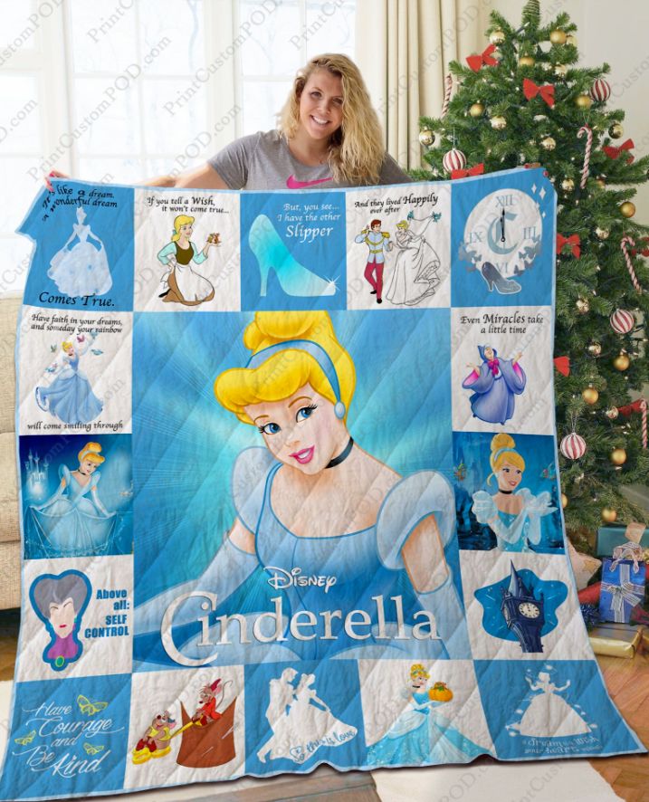 Ta - Princess Cindere Quilt Blanket Bedding Set