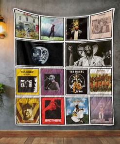 Taj Mahal Album Covers Quilt Blanket Bedding Set