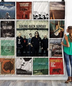Taking Back Sunday Quilt Blanket Bedding Set For Fans