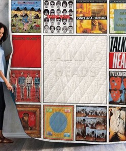 Talking Heads Albums Quilt Blanket 02