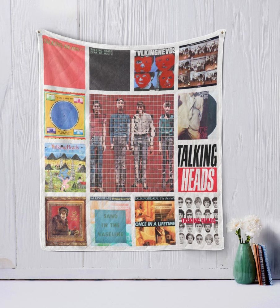 Talking Heads Quilt Blanket Bedding Set for Home Décor